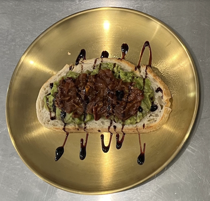 Avocado toast at BubbleBrew